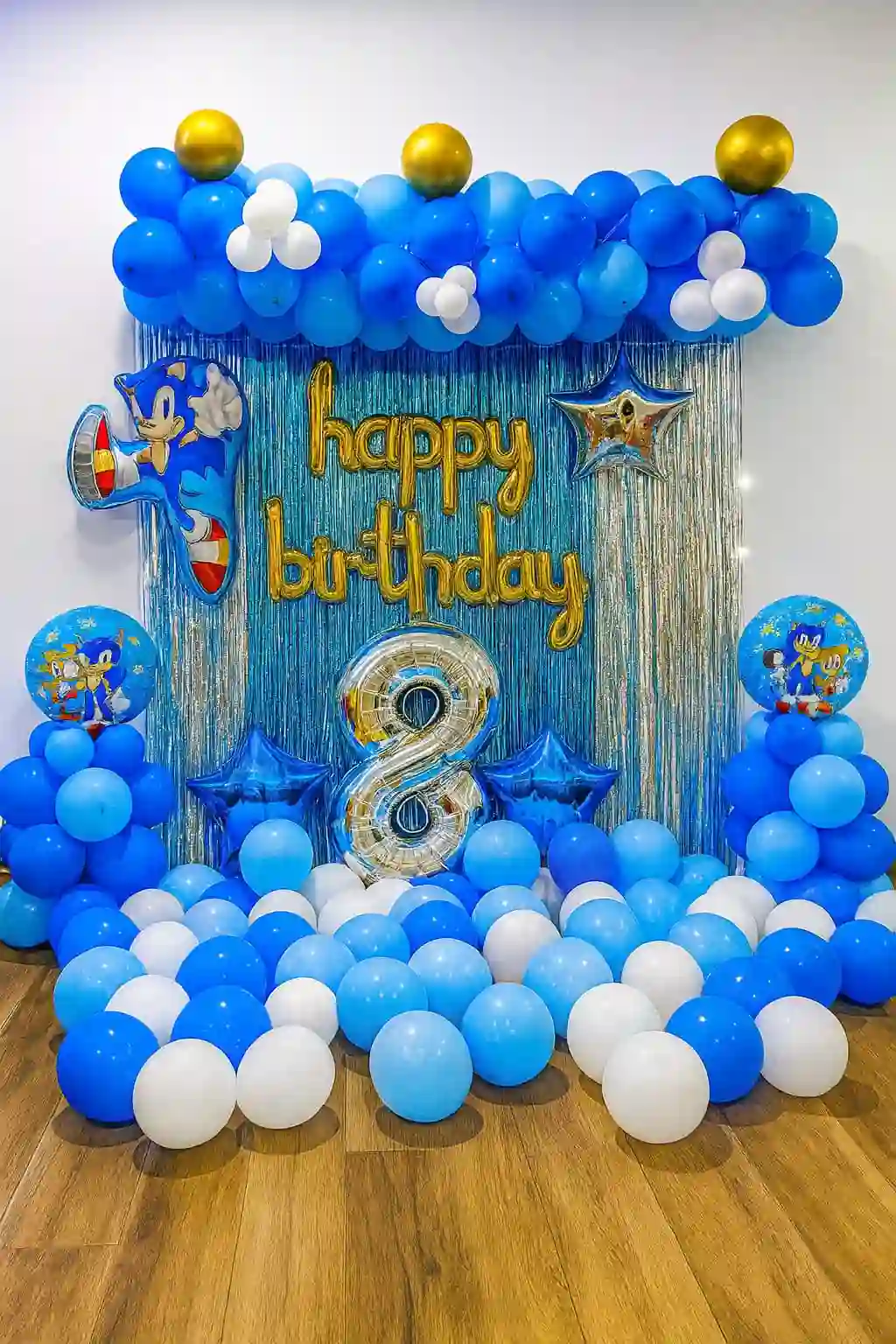 Sonic Birthday Theme 8th Decoration